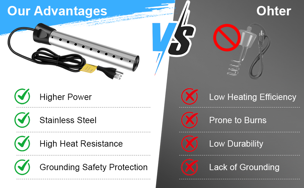 immersion water heater