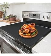 Stove Top Covers for Electric Stove, Silicone Stove Mat for Glass Top Stove Cover Food Grade Indu...