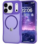 Diverbox for iPhone 17 Pro Max Case, Compatible with MagSafe [Strong Magnets] Translucent Matte S...
