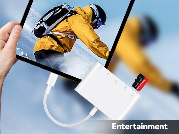 SD Card Reader, USB-C Memory Card Reader