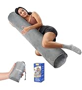 Luxtude Inflatable Body Pillow for Adults Kids, Travel Body Pillows for Side Sleeper, 47Inch Long...