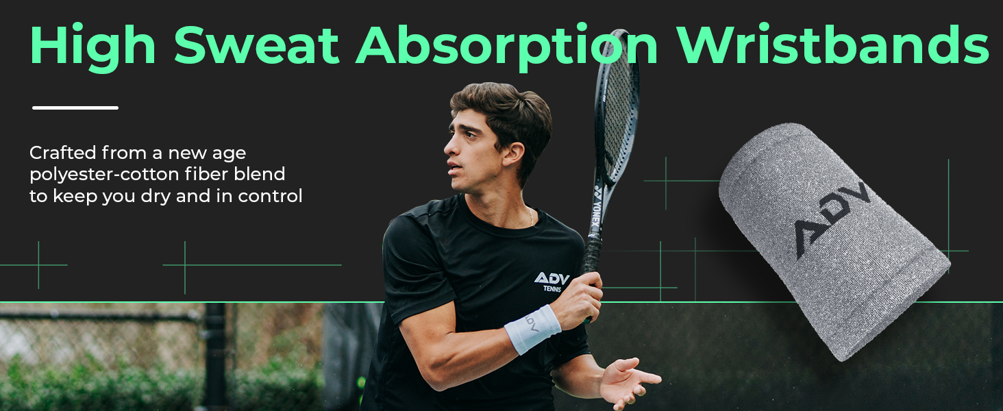 Tennis Wristbands Tennis Sweatbands Tennis Wrist Sweatbands Sweat Bands Wrists Sports Wristbands