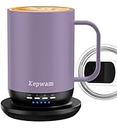 Kepwam Self Heating Coffee Mug T1-16oz Fast Heating &amp; Ultra Long-Lasting Battery Life, Heated Cof...