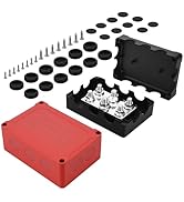 500A Bus Bar - ZEHGCH Weather Proof Power Distribution Block with 4 * 5/16"(M8)+2 * 3/8"(M10) Stu...