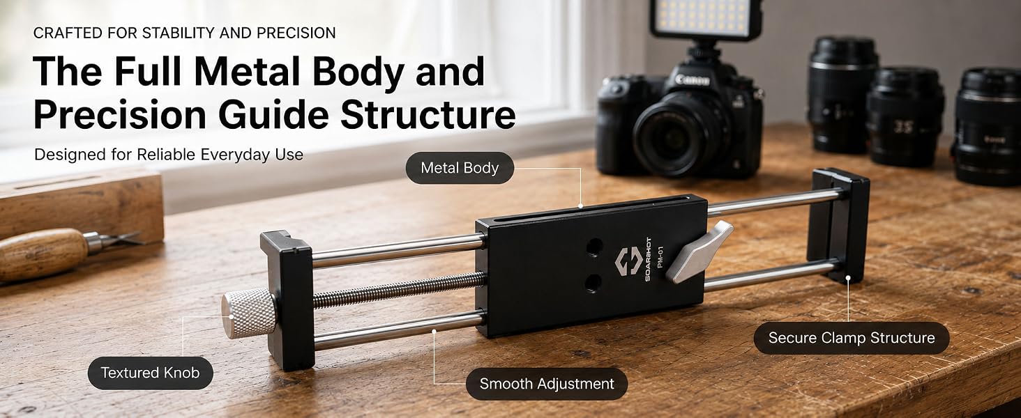 The Full Metal Body and Precision Guide Structure