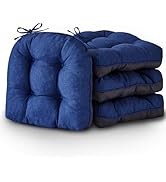 Kitchen Chair Cushions Set of 4, Chair Cushions for Dining Chairs, Seat Cushions for Kitchen Chai...