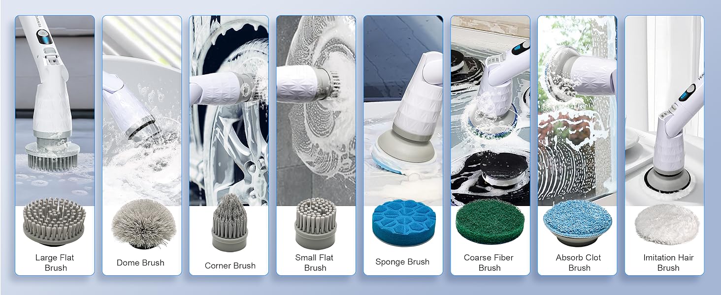8 brushes