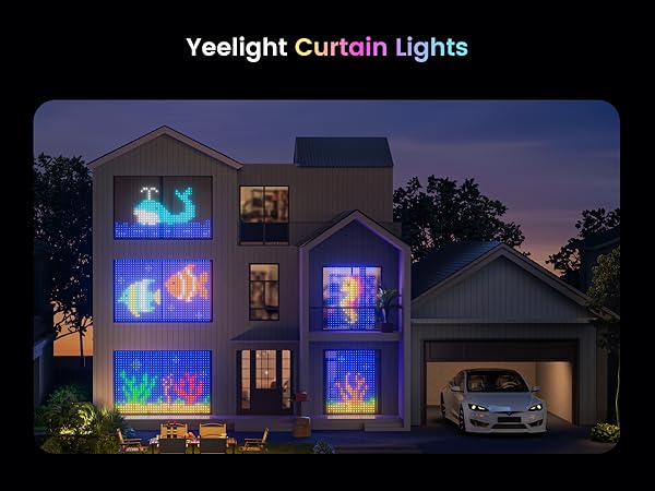 Smart Curtain Light for Christmas/Halloween/New Year