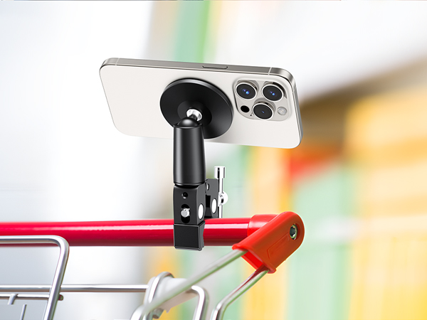 magsafe phone mount for shopping cart