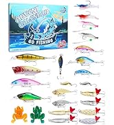 UCEC Advent Calendar 2025 Fishing Advent Calendar Fishing Gifts For Men Teens Boys 24 Days Christ...