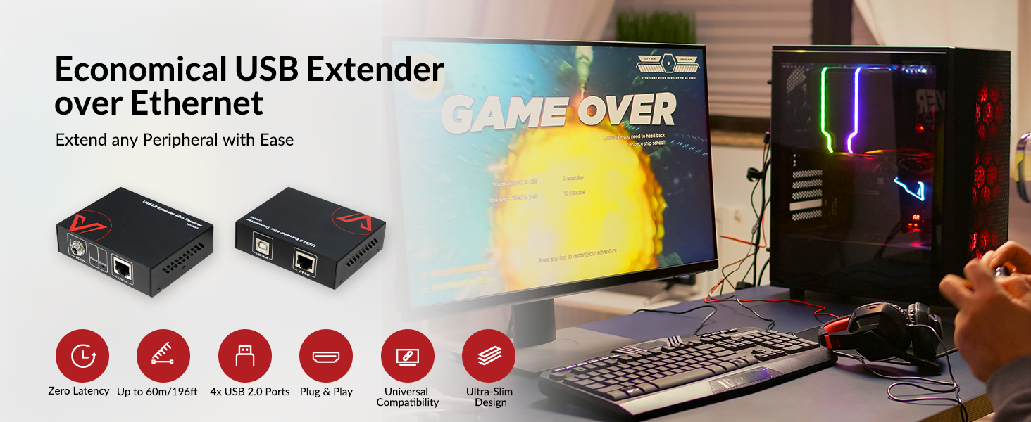 usb extender over ethernet