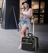 Ytonet Rolling Laptop Bag Women, Rolling Briefcase for Women, 17.3 Inch Laptop Bag with Wheels Ro...