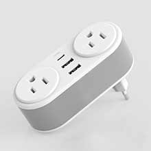 power converter adapter combo,power adapter,type c adapter,us to europe plug adapter