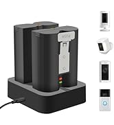 Bolidtec 2-Pack Replacement Li-ion Battery 3.65V 6040mAh with Charger Station for Ring-Doorbell C...