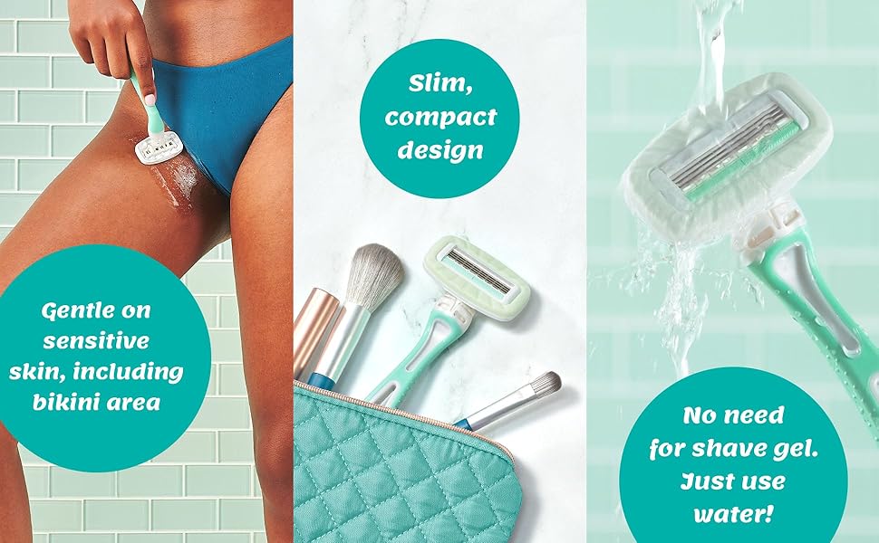 Schick Intuition Disposable Razor for Women Womens Hair Removal On The Go