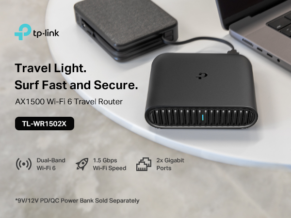 Travel Light. Surf Fast and Secure.