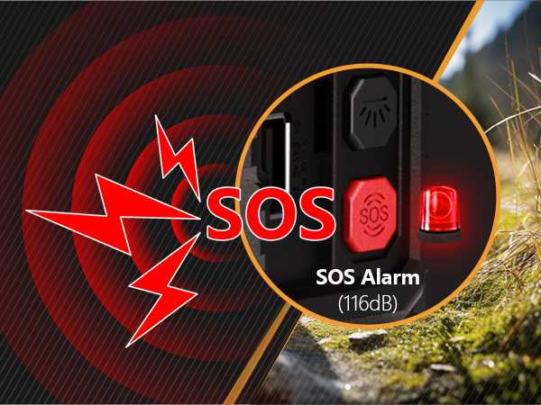 emergency weather radio with SOS alarm