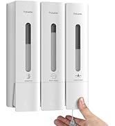 1984 Shower Soap Dispenser Bathroom Set Shampoo Conditioner Body Wash Dispenser Wall Mounted Show...