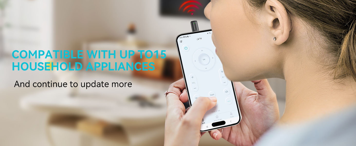 COMPATIBLE WITH UP TO 15 HOUSEHOLD APPLIANCES