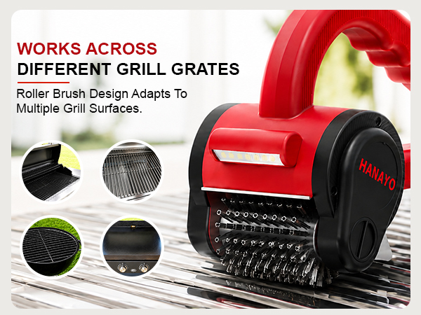 WORKS ACROSSDIFFERENT GRILL GRATES