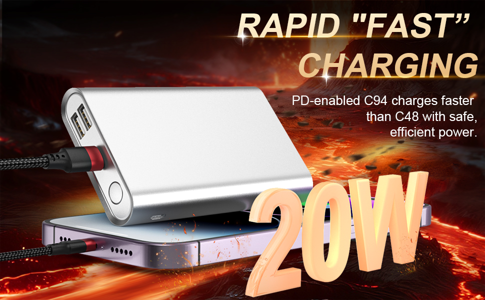 up to 20w fast charging for iPhone 14