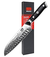 SHAN ZU Chef Knife 8 Inch Japanese Steel Damascus Kitchen Knife