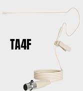 JK MIC-J S90 Eearhook Microphone Compatible with Shure Wirelress Bodypack Transmitters