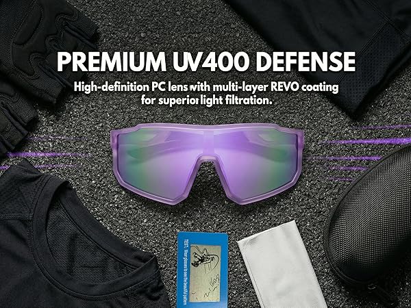 DEPHILA Sports Sunglasses for Men Women