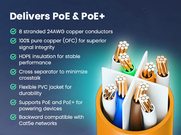 Delivers PoE &amp; PoE+