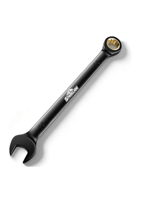 10mm Ratchet Wrench, 72-Tooth Metric Ratcheting Combination 10mm Spanner | 72-Tooth Ratchet, 12-P...