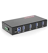 Gearmo Gearmo 4-Port USB 3.0 Rugged Industrial DIN Rail &amp; Surface Mount Hub