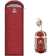 ECOOPRO Warm Weather Sleeping Bag - Portable, Waterproof, Compact Lightweight, Comfort with Compr...