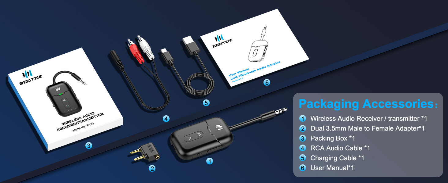 airpod bluetooth adapter for airplane
