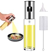 Olive Oil Sprayer for Cooking Oil Spritzer Mister for Air Fryer Glass Bottle for Vinegar Vegetabl...