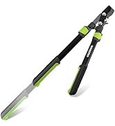 WORKPRO Extendable Bypass Lopper for Gardening, 25-37" Branch Cutter with 1.5" Cutting Capacity, ...