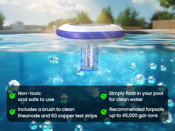 solar pool ionizer