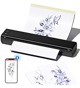 Ponek Tattoo Stencil Printer, M08F Tattoo Printer Bluetooth for Phone &amp; PC, Stencil Printer for T...