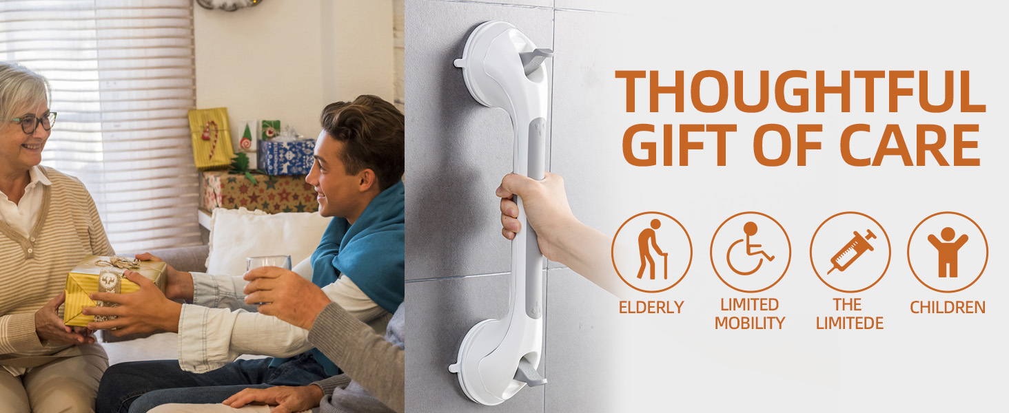 shower handles for elderly suction