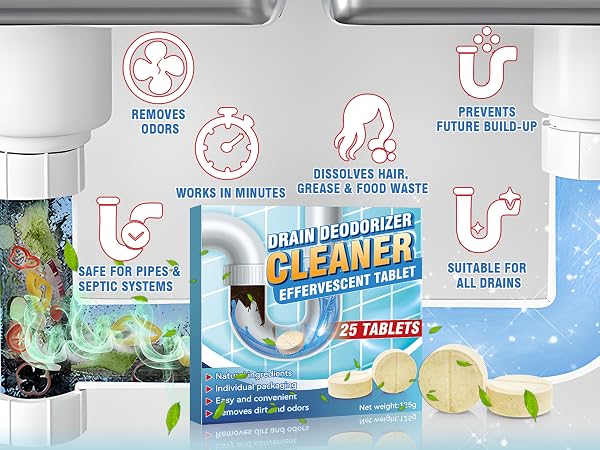 Smelly Drain Cleaner Tablets