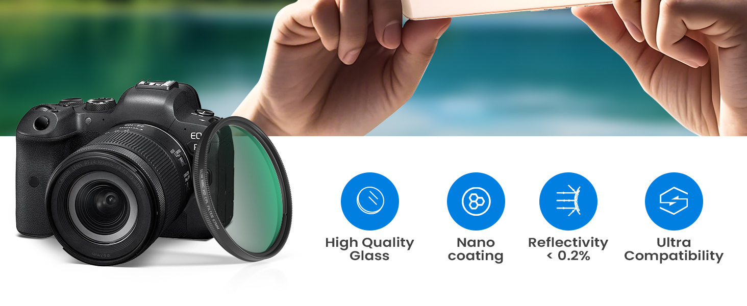 67mm CPL Polarizing Filter