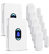 Door Chime, Daytech Wireless Door Sensor Chime 800ft Range Door Entry Chime with 20 Chimes 5 Adju...