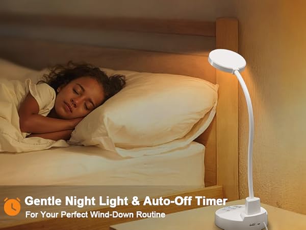 bed lamp with timer