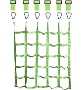 Gentle Booms Sports Climbing Cargo Net for Kids, Ninja Obstacle Course Accessories for Ninja Warr...