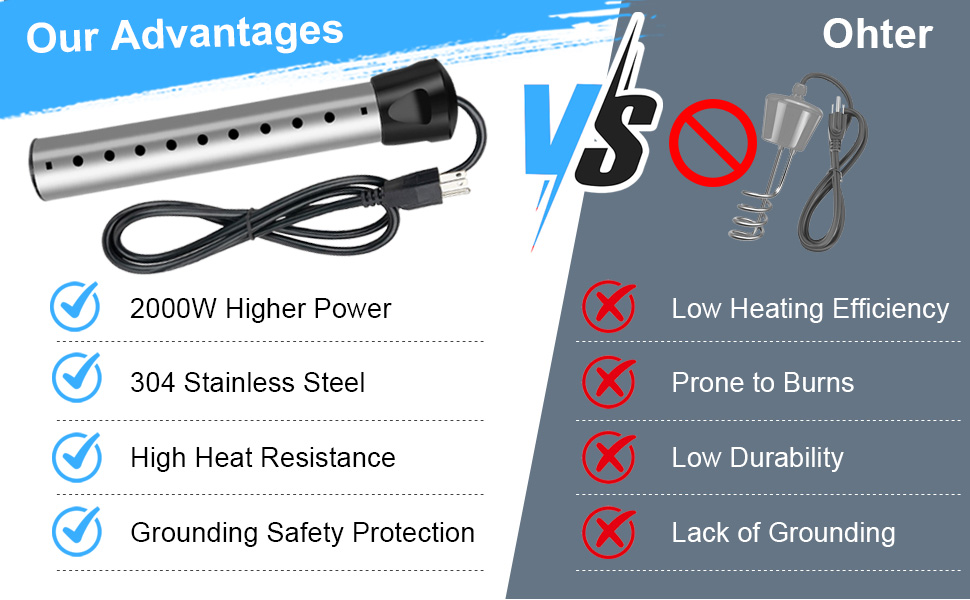immersion water heater