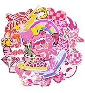 25PCS Preppy Iron on Patches Pink Fun Cute Western Cowgirl Sew Embroidered Patchs for Clothes Jea...