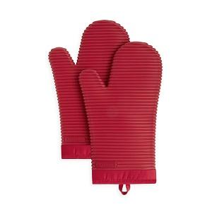kitchen aid, kitchen aid oven mitts, kitchenaid, oven mitts, red oven mitts, silicone oven mitts