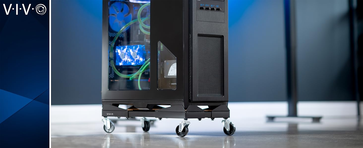 pc cart frame with with large pc