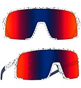 MAXJULI Polarized Sunglasses for Men Women, Windproof Outdoor Sports Cycling Running UV400 Protec...