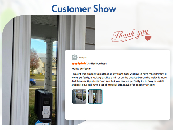 One way privacy Window Film
