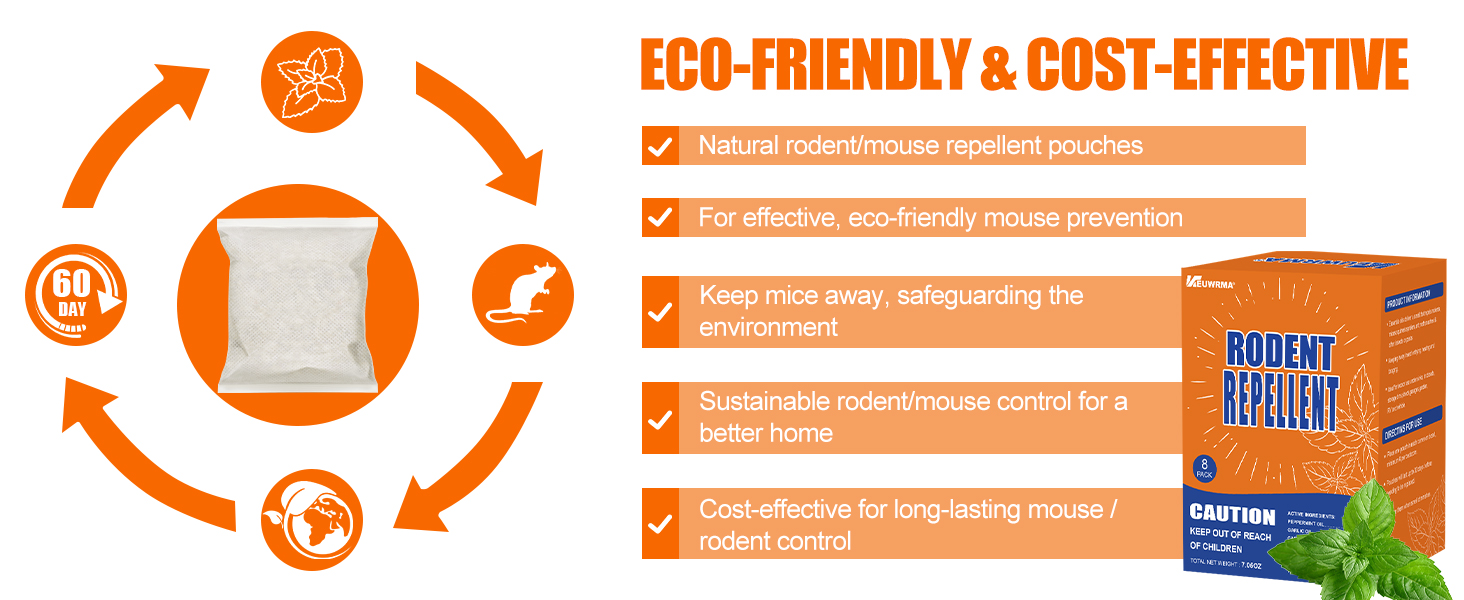 peppermint and cinnamon rodent repellent